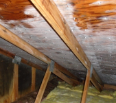 Condensation related leaks in steep roof systems